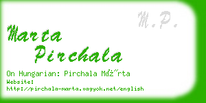 marta pirchala business card